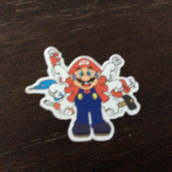 Super Mario Sticker Pack 2- Luigi Mario 8-bit Mario Yoshi Peach Stickers - Picture 3 of 7